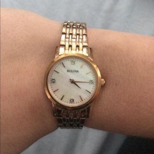 Bulova Rose Gold Watch